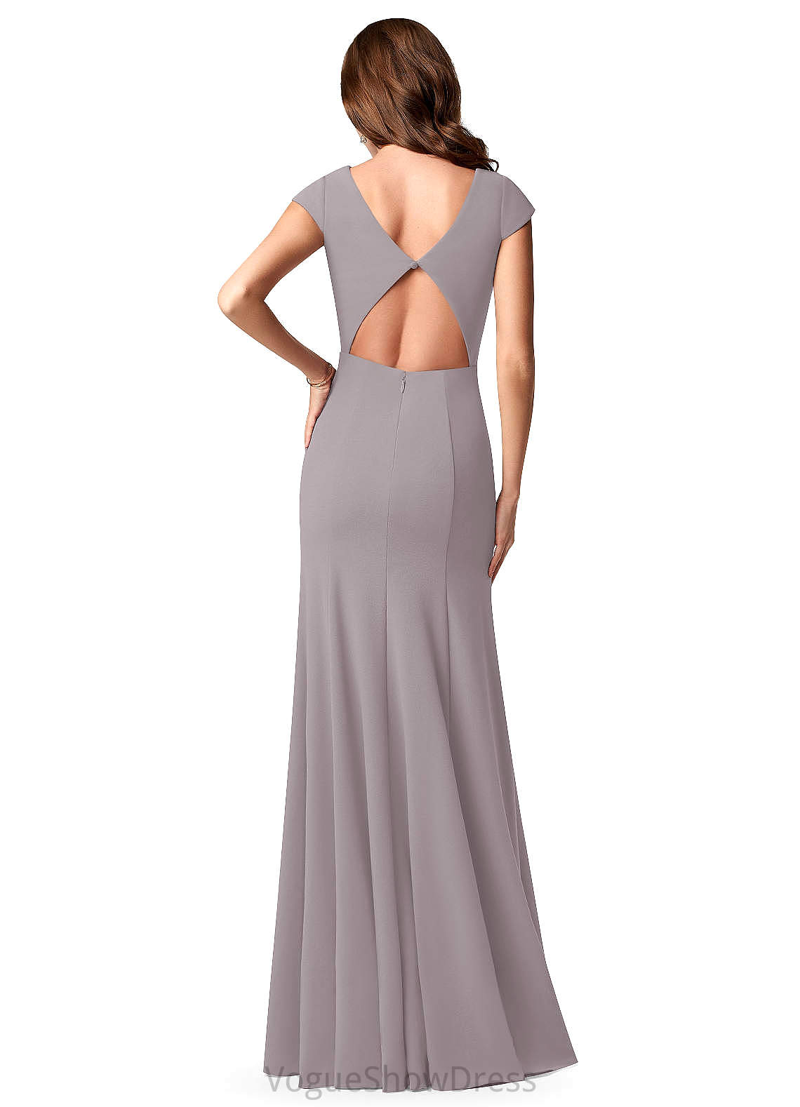 Tia A-Line/Princess Sleeveless Spaghetti Staps Floor Length Natural Waist Bridesmaid Dresses