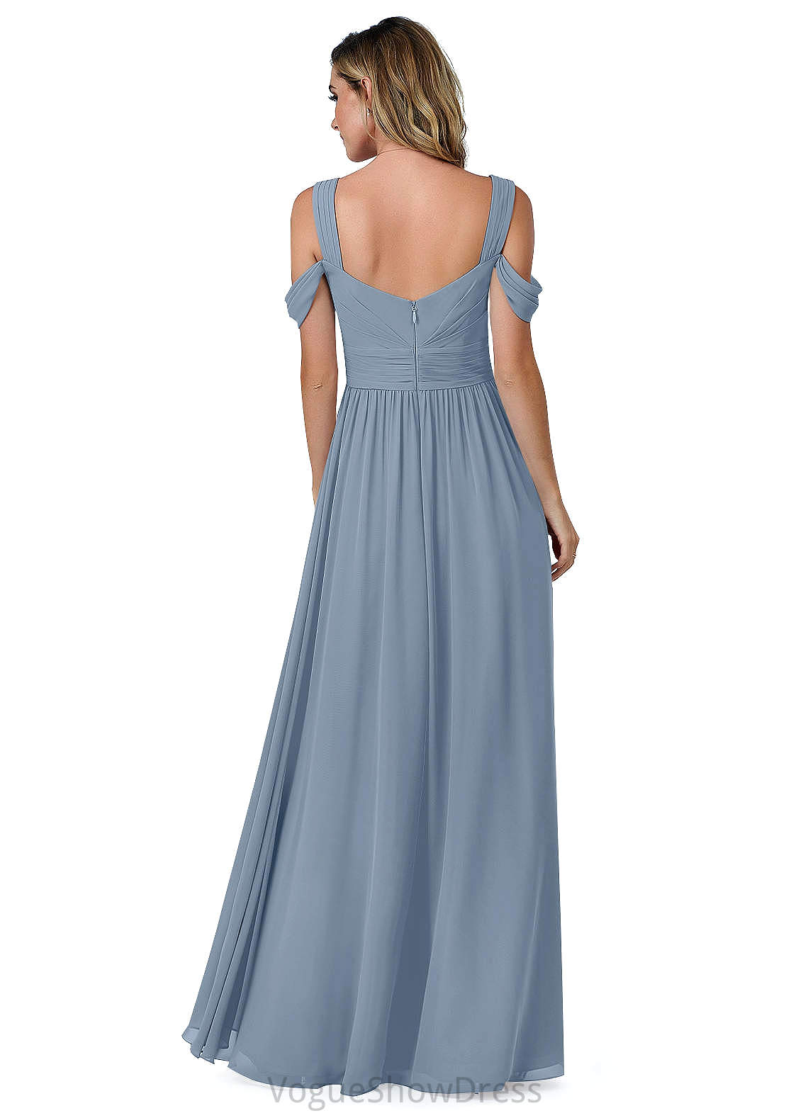 Theresa Spandex Floor Length Natural Waist Sleeveless Trumpet/Mermaid Scoop Bridesmaid Dresses