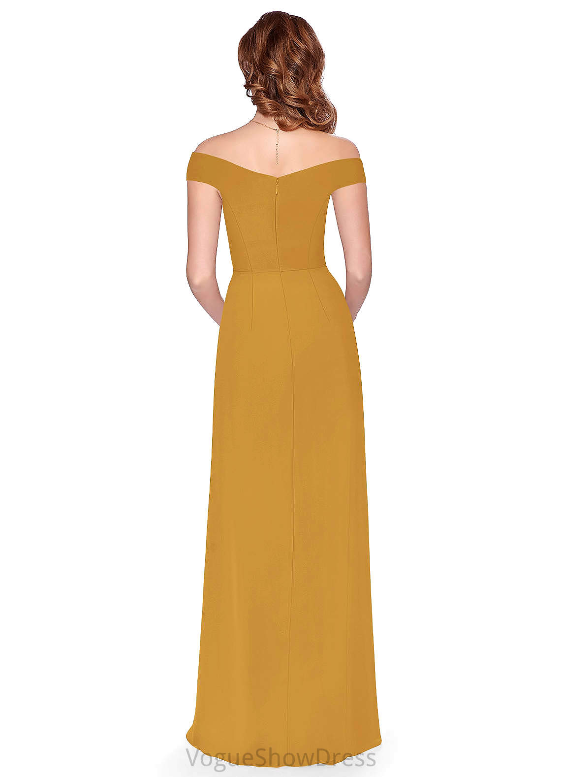 Taylor Floor Length Sleeveless A-Line/Princess V-Neck Natural Waist Bridesmaid Dresses