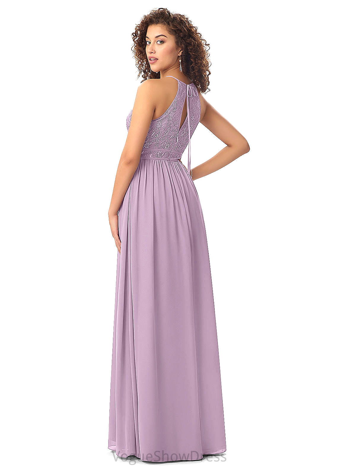 Willa Sleeveless V-Neck A-Line/Princess Empire Waist Floor Length Bridesmaid Dresses