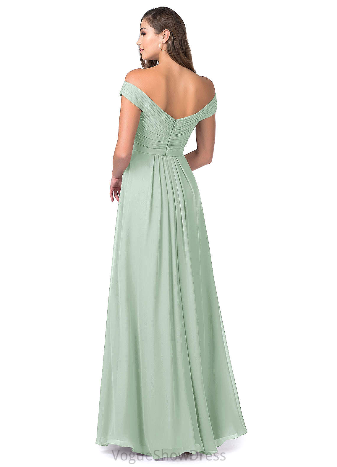 Marlie Natural Waist Trumpet/Mermaid Sleeveless Spaghetti Staps Floor Length Bridesmaid Dresses