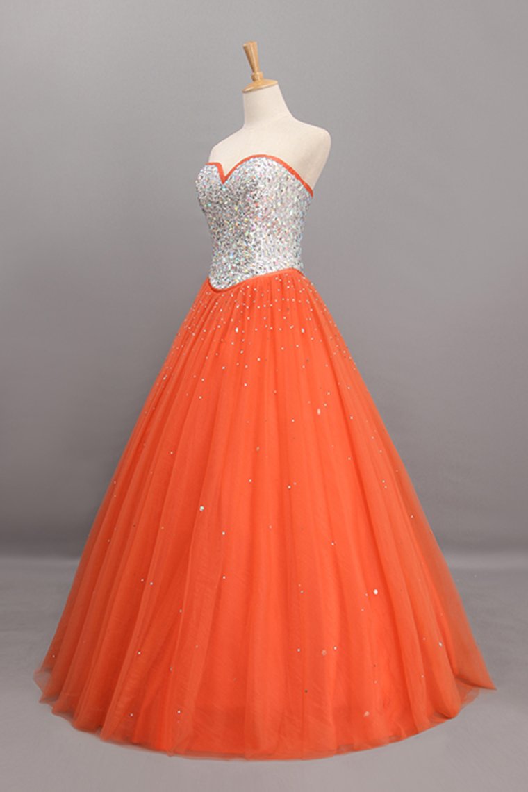 Bicolor Quinceanera Dresses Sweetheart Ball Gown Floor-Length Beaded Bodice