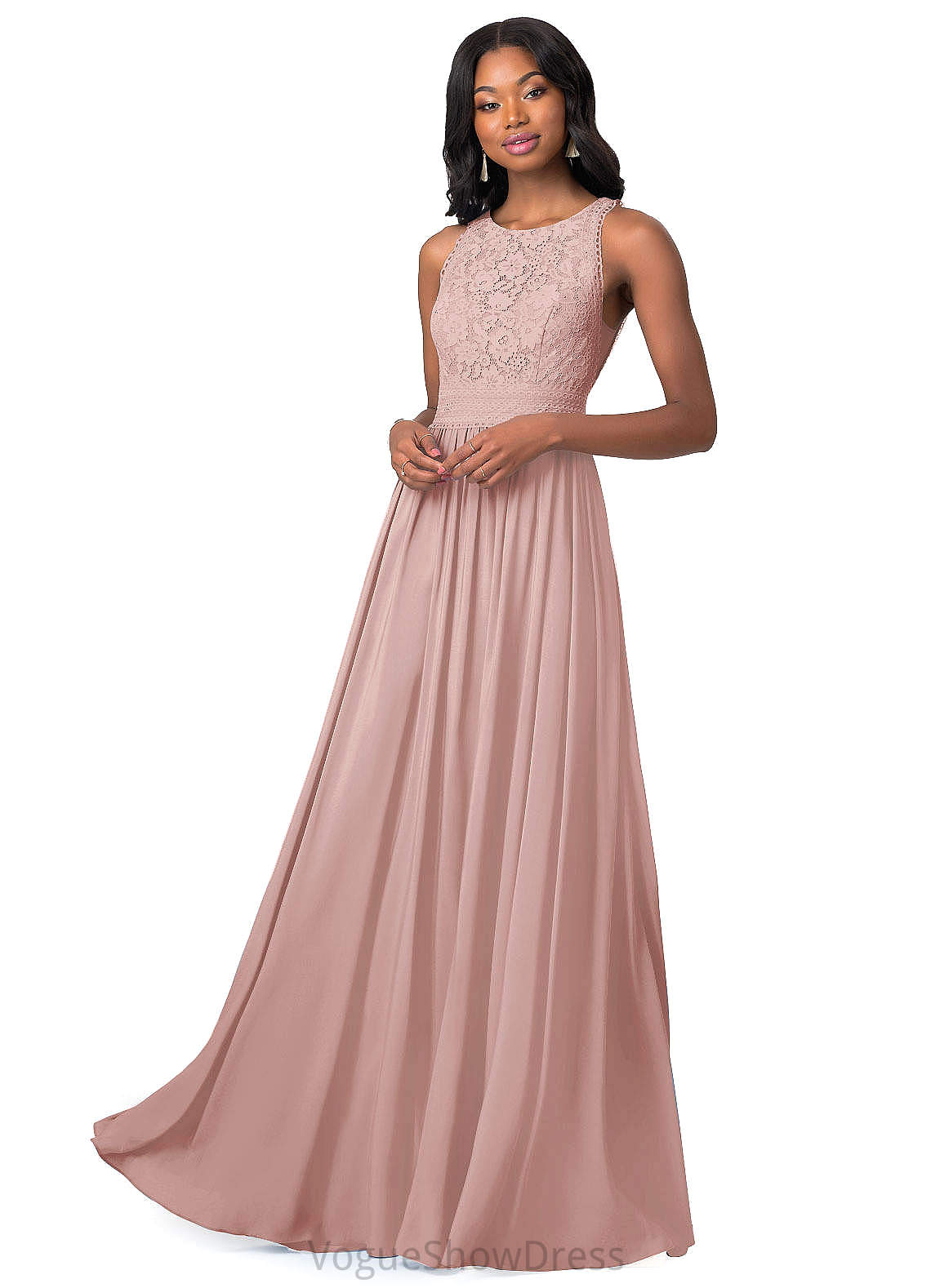 Marisol Floor Length Natural Waist Sleeveless Trumpet/Mermaid Bridesmaid Dresses