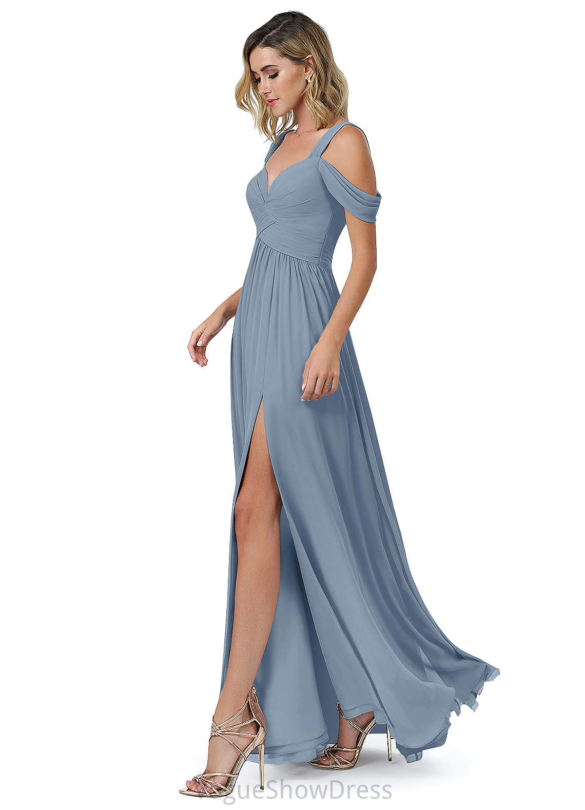 Theresa Spandex Floor Length Natural Waist Sleeveless Trumpet/Mermaid Scoop Bridesmaid Dresses