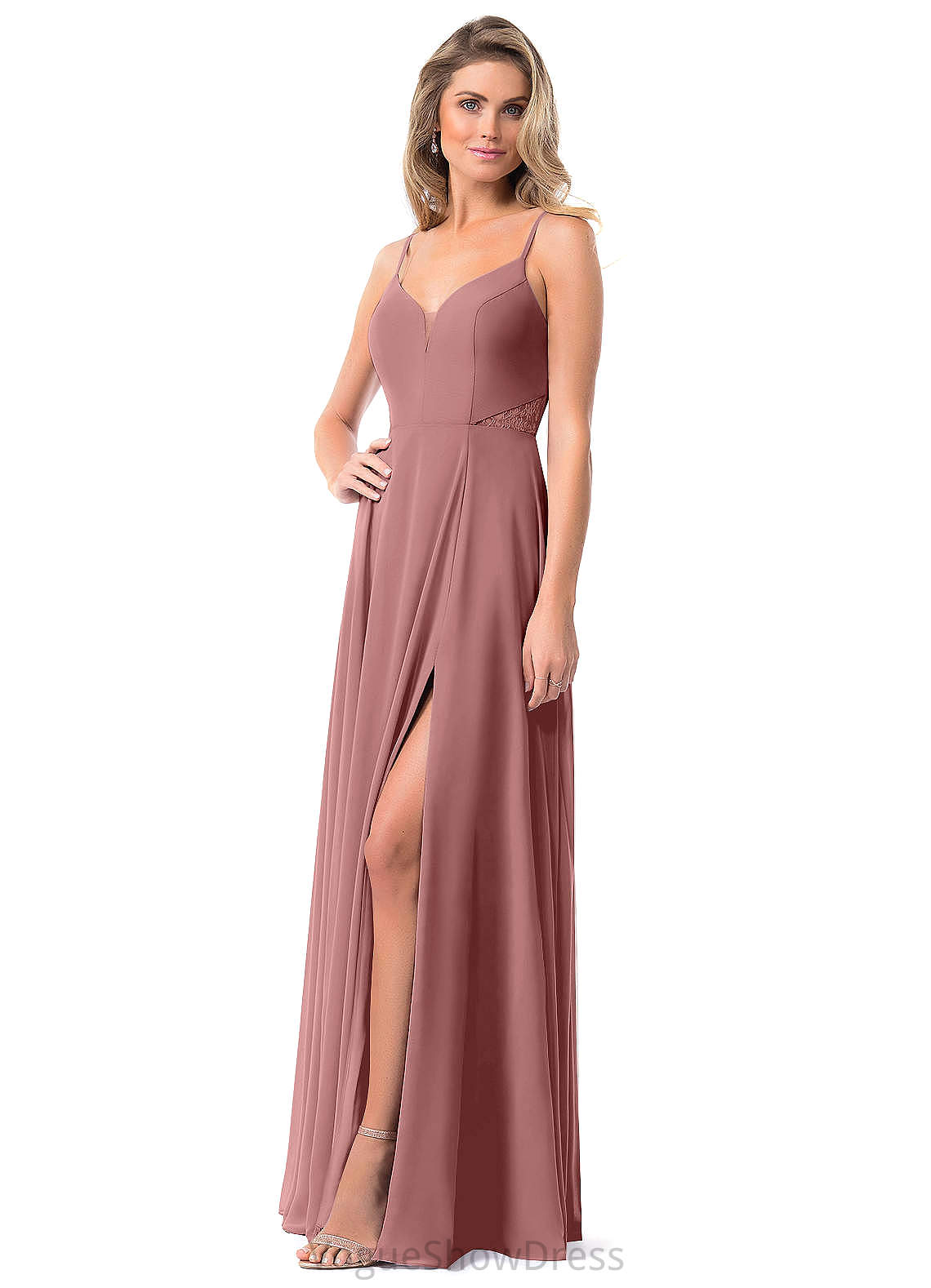 Tess Sleeveless A-Line/Princess Floor Length Sweetheart Natural Waist Bridesmaid Dresses