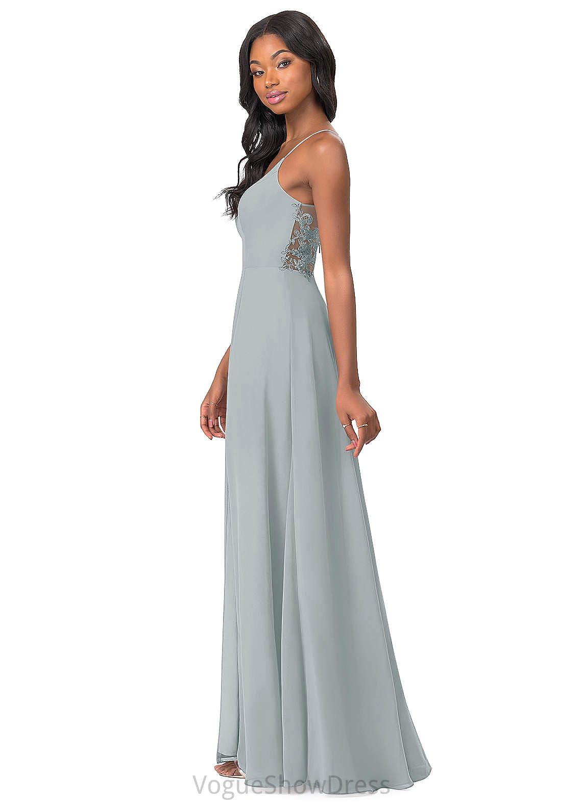 Sophronia Scoop Sleeveless Floor Length Natural Waist A-Line/Princess Bridesmaid Dresses