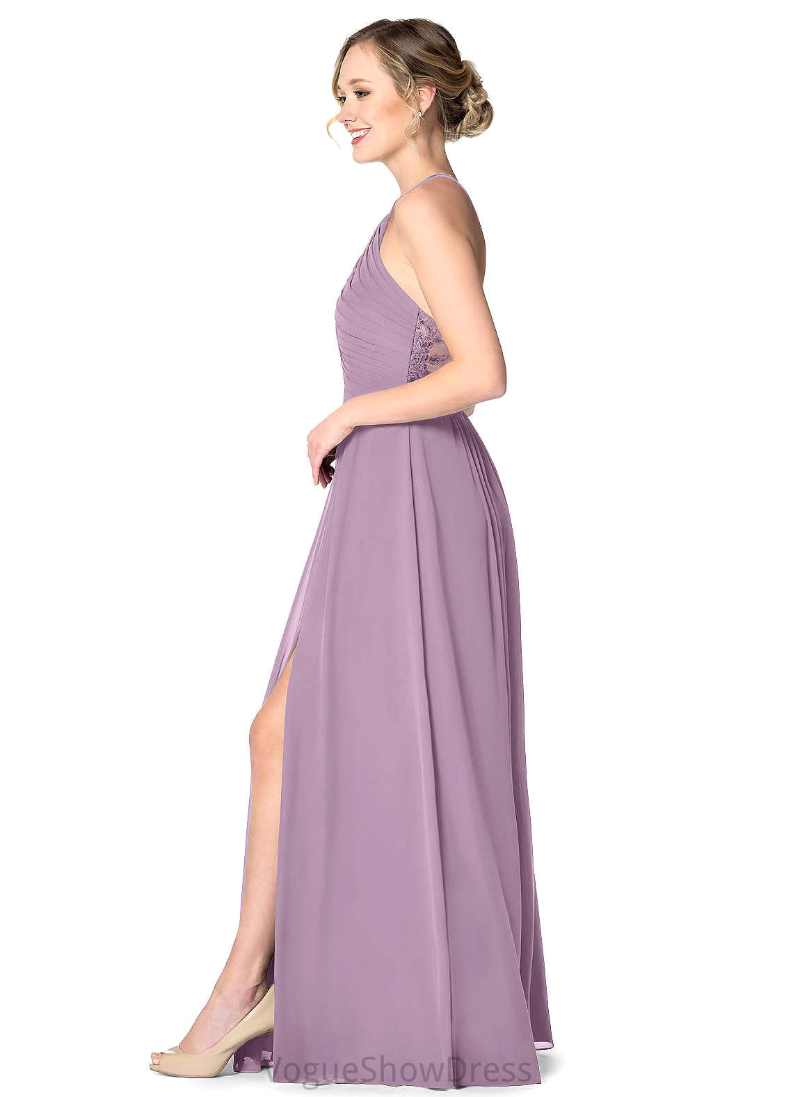 Tabitha Sleeveless Straps A-Line/Princess Natural Waist Floor Length Bridesmaid Dresses