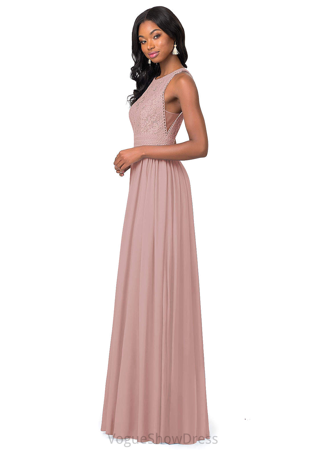 Marisol Floor Length Natural Waist Sleeveless Trumpet/Mermaid Bridesmaid Dresses