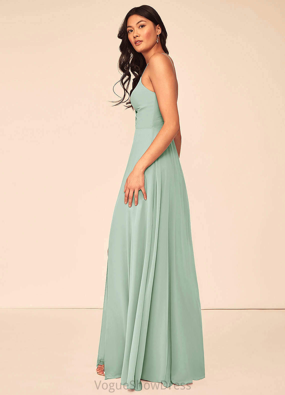 Juliana Floor Length Natural Waist Velvet Trumpet/Mermaid Sleeveless Bridesmaid Dresses