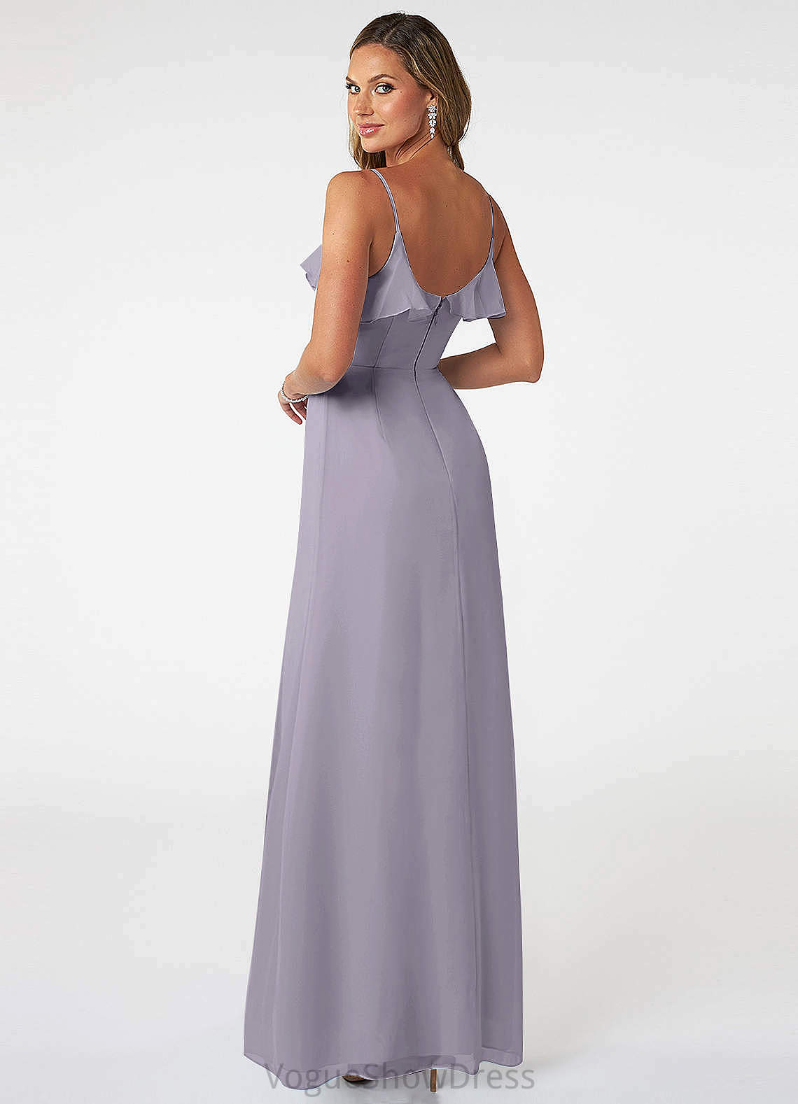 Marilyn Floor Length Sleeveless Natural Waist Sequins Scoop Trumpet/Mermaid Bridesmaid Dresses