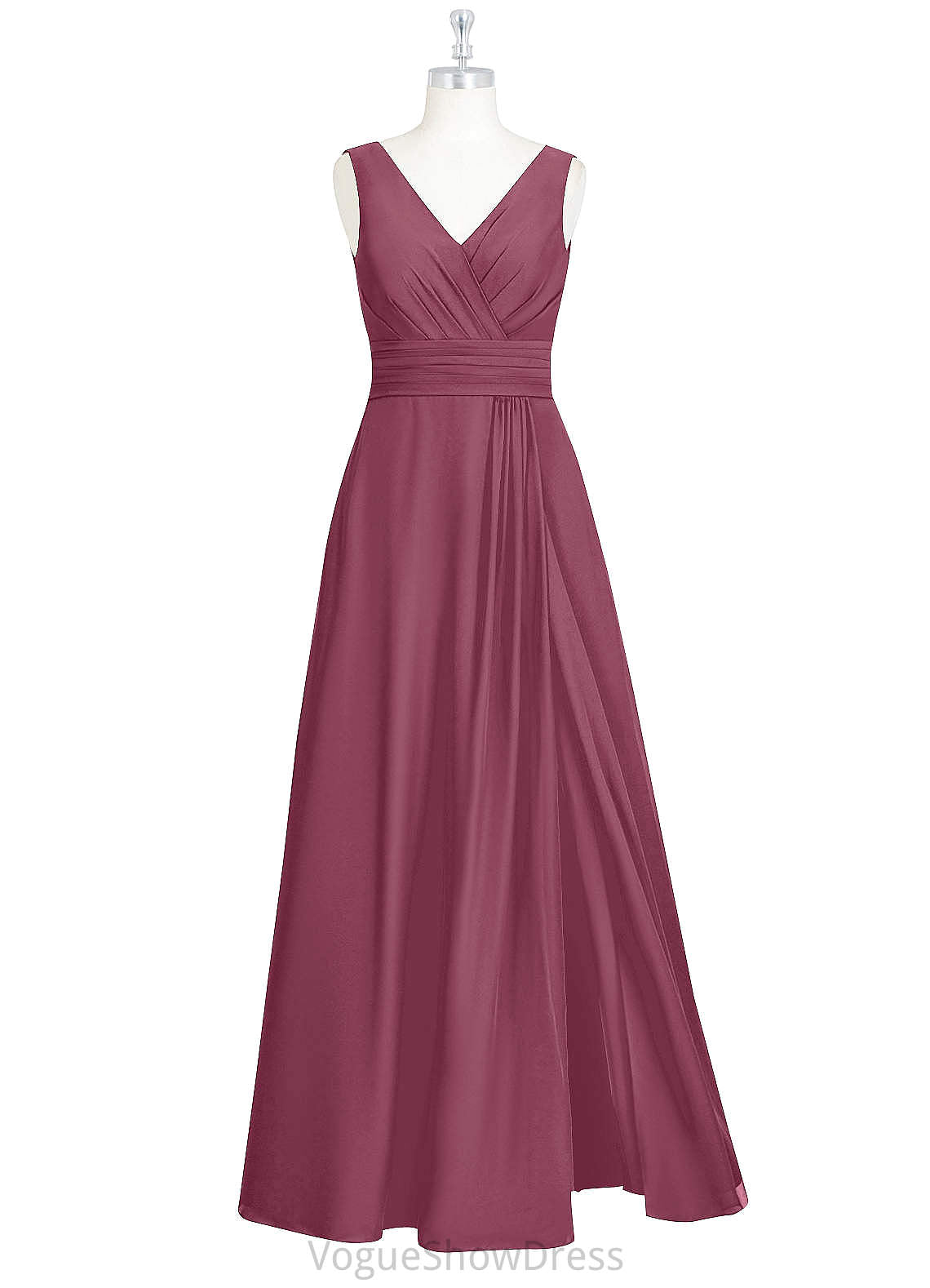 Nathalia Trumpet/Mermaid Sleeveless Scoop Floor Length Natural Waist Bridesmaid Dresses