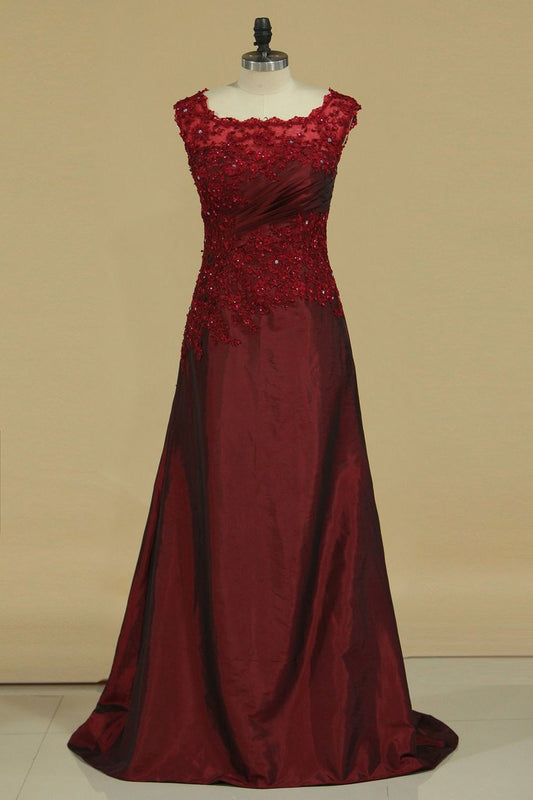 2024 Chic Mother Of The Bride Dress Scoop Sheath Burgundy