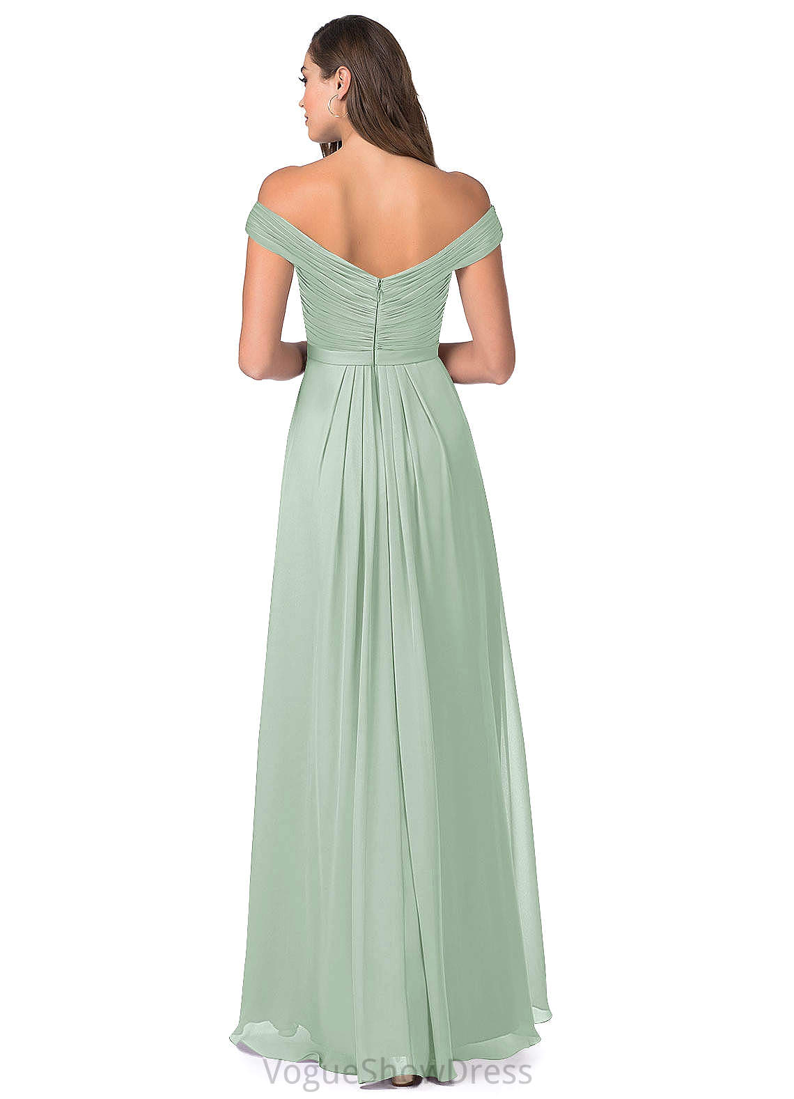 Marlie Natural Waist Trumpet/Mermaid Sleeveless Spaghetti Staps Floor Length Bridesmaid Dresses