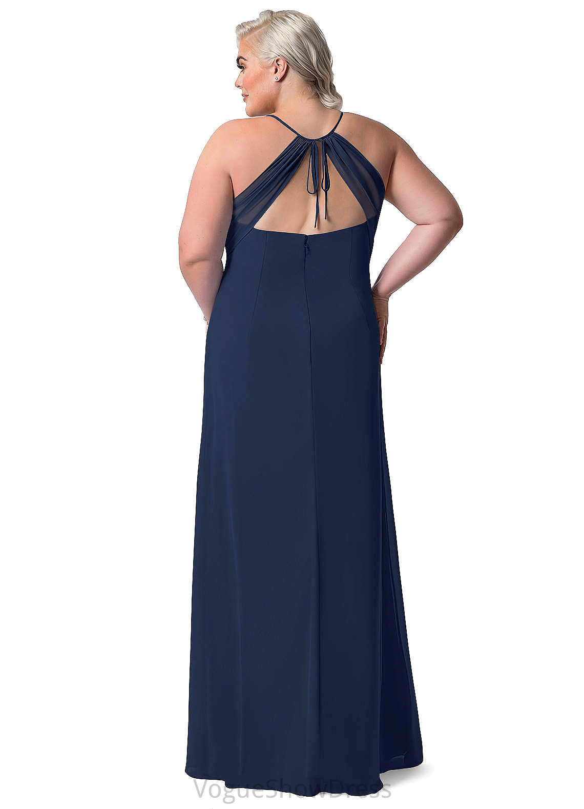 Sophronia Floor Length A-Line/Princess Spaghetti Staps Natural Waist Sleeveless Bridesmaid Dresses