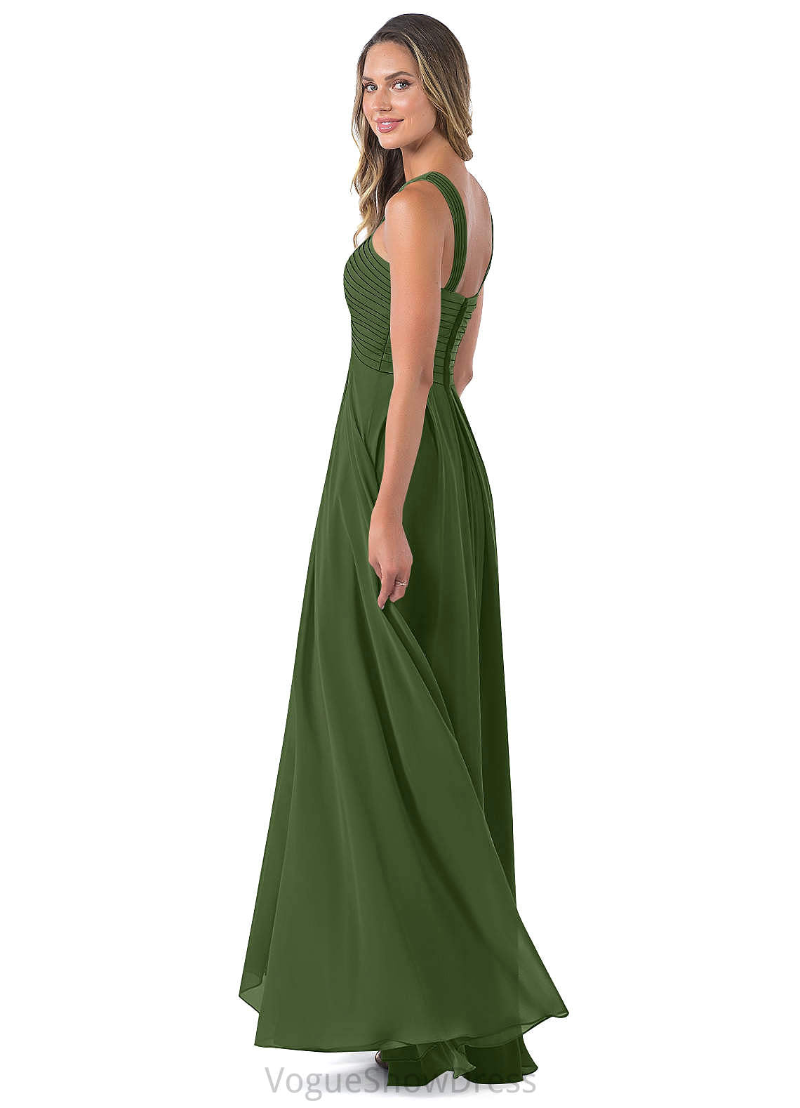 Zoey Sleeveless Floor Length Sheath/Column Natural Waist Scoop Bridesmaid Dresses