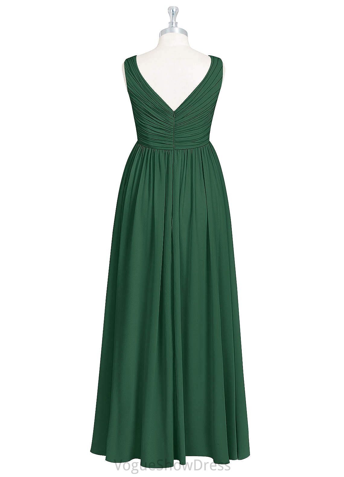 Tatum V-Neck Floor Length Sleeveless A-Line/Princess Natural Waist Bridesmaid Dresses