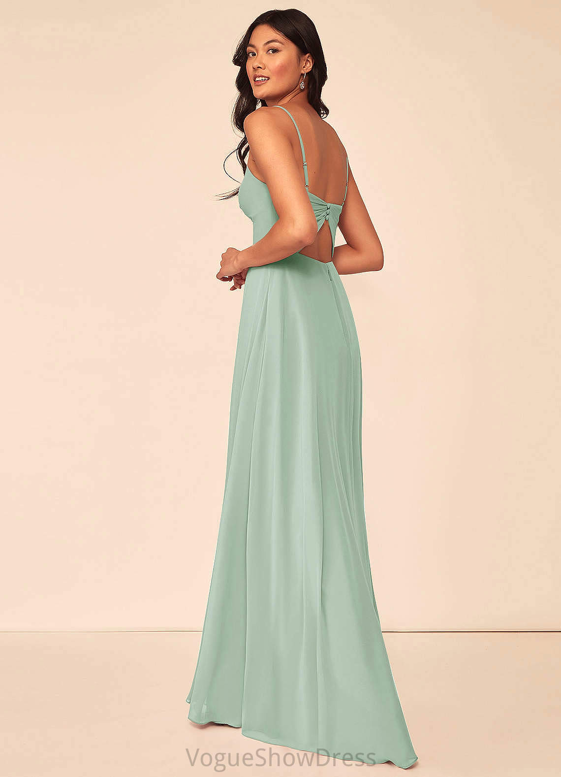 Juliana Floor Length Natural Waist Velvet Trumpet/Mermaid Sleeveless Bridesmaid Dresses