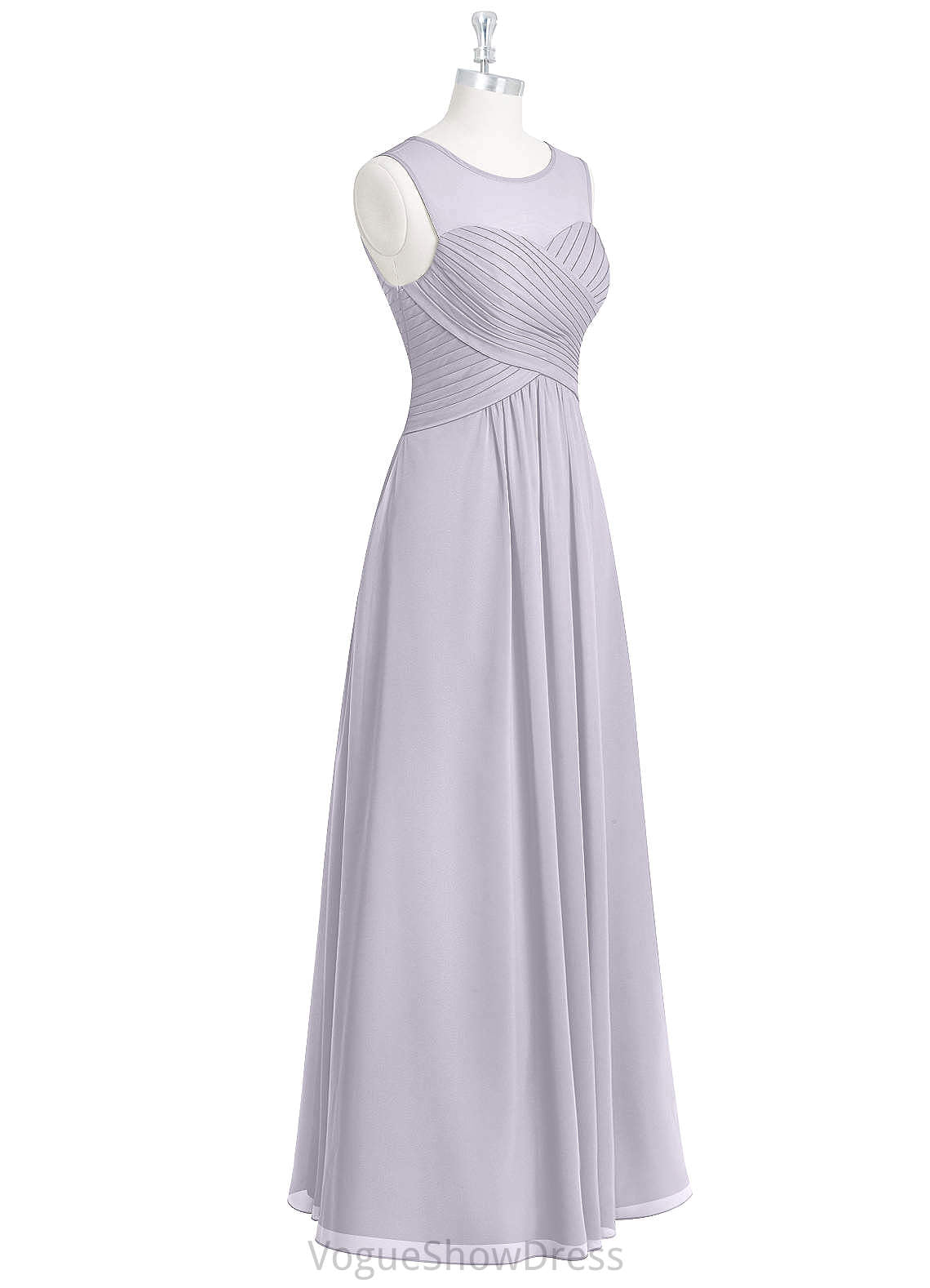 Sydney Sleeveless A-Line/Princess Floor Length V-Neck Natural Waist Bridesmaid Dresses