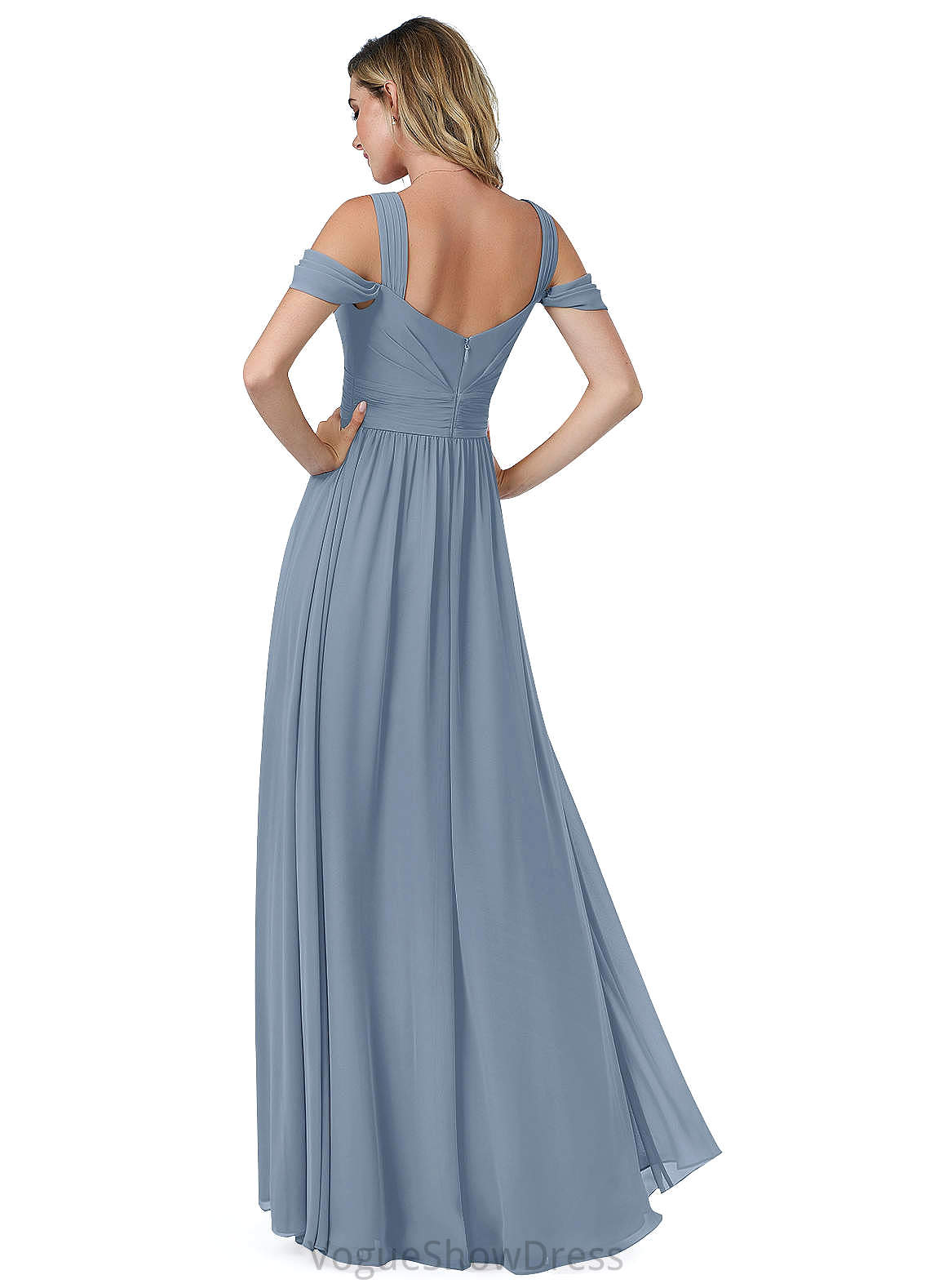 Theresa Spandex Floor Length Natural Waist Sleeveless Trumpet/Mermaid Scoop Bridesmaid Dresses