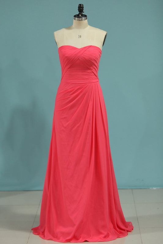 2024 Bridesmaid Dresses Sheath/Column V Neck Floor Length Chiffon