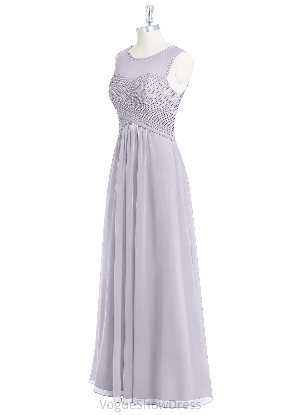 Sydney Sleeveless A-Line/Princess Floor Length V-Neck Natural Waist Bridesmaid Dresses