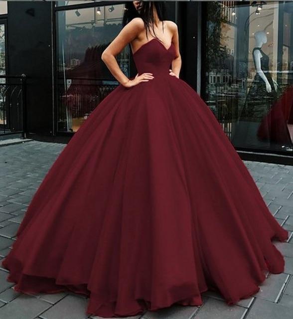 Black Sweetheart Ball Gown Beaded Princess Cheap Strapless Prom Quinceanera Dresses JS852