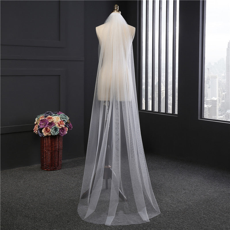 Wedding Veil One-layer long Bridal Veil Head Veil Wedding Accessories Hot Sell