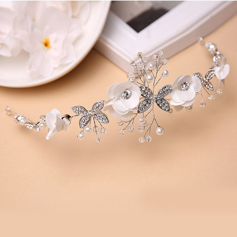 Wedding Hair Accessories Bridal Hair Vine Bride Hair Piece headpieces Wedding Hairpiece Halo Flower Girl