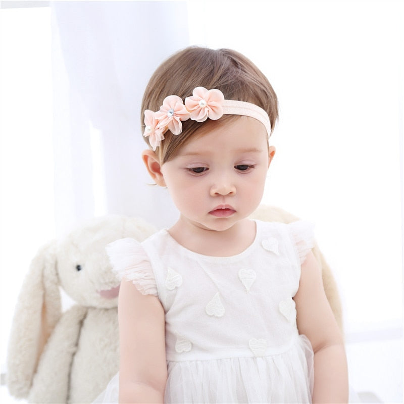 Baby Headband Flower Girls Bows Toddler Hair Bands for Baby Girls Kids Headbands Turban Newborn headpieces