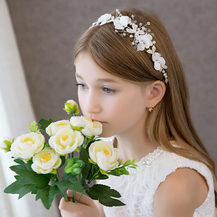 Wedding Hair Accessories Bridal Hair Vine Bride Hair Piece headpieces Wedding Hairpiece Halo Flower Girl