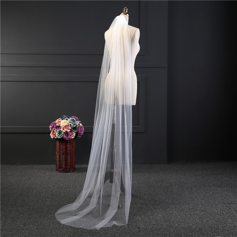 Wedding Veil One-layer long Bridal Veil Head Veil Wedding Accessories Hot Sell