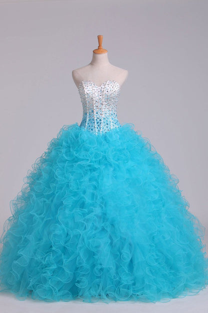 2024 Bicolor Sweetheart Quinceanera Dresses Ball Gown Floor-Length