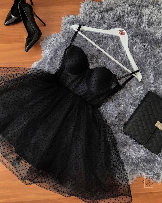 Rachael Black polka dot Tulle strapless Homecoming Dresses corset short dress CD20894