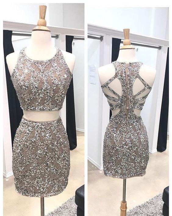 Homecoming Dresses Two piece homecoming dresses, Beaded Alexis homecoming dresses, Sheath homecoming dresses, Open back homecoming dresses CD3996