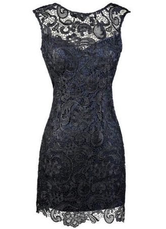 Sheath Bateau Vivian Backless Short Homecoming Dresses homecoming Navy Blue Lace Mother of The Bride Dress CD819