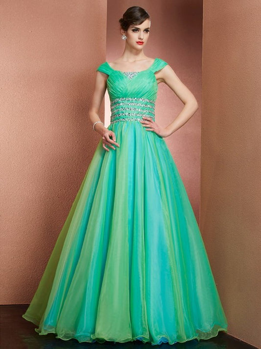 Long Gown Shoulder the Ball Beading Sleeveless Off Satin Quinceanera Dresses